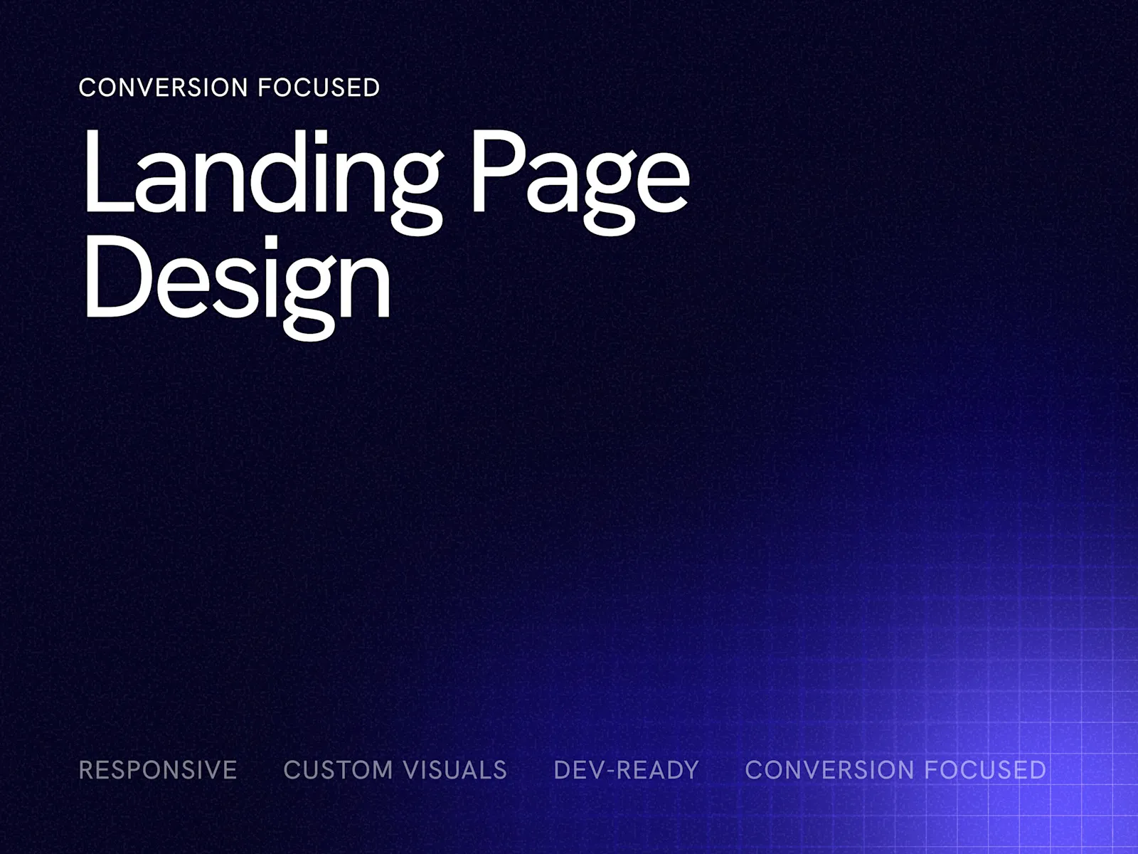 Landing Page Design