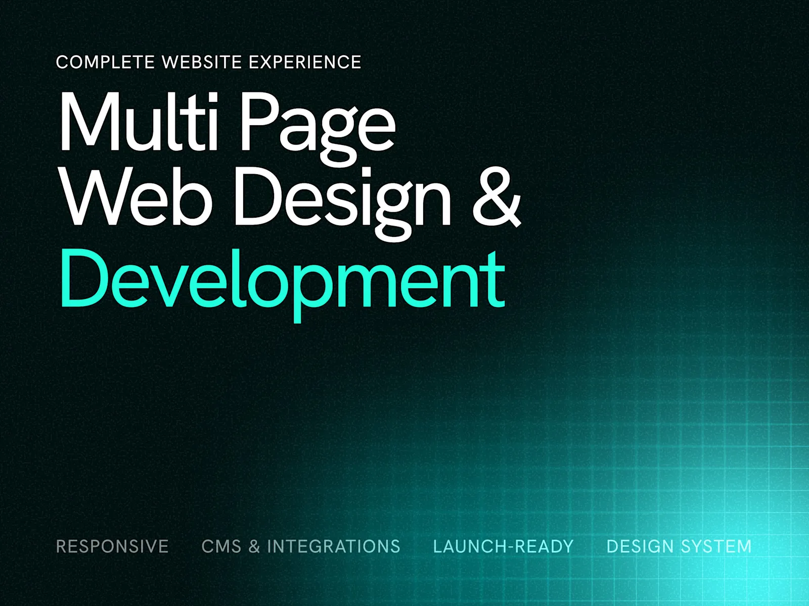 Multi Page Website Design and Development