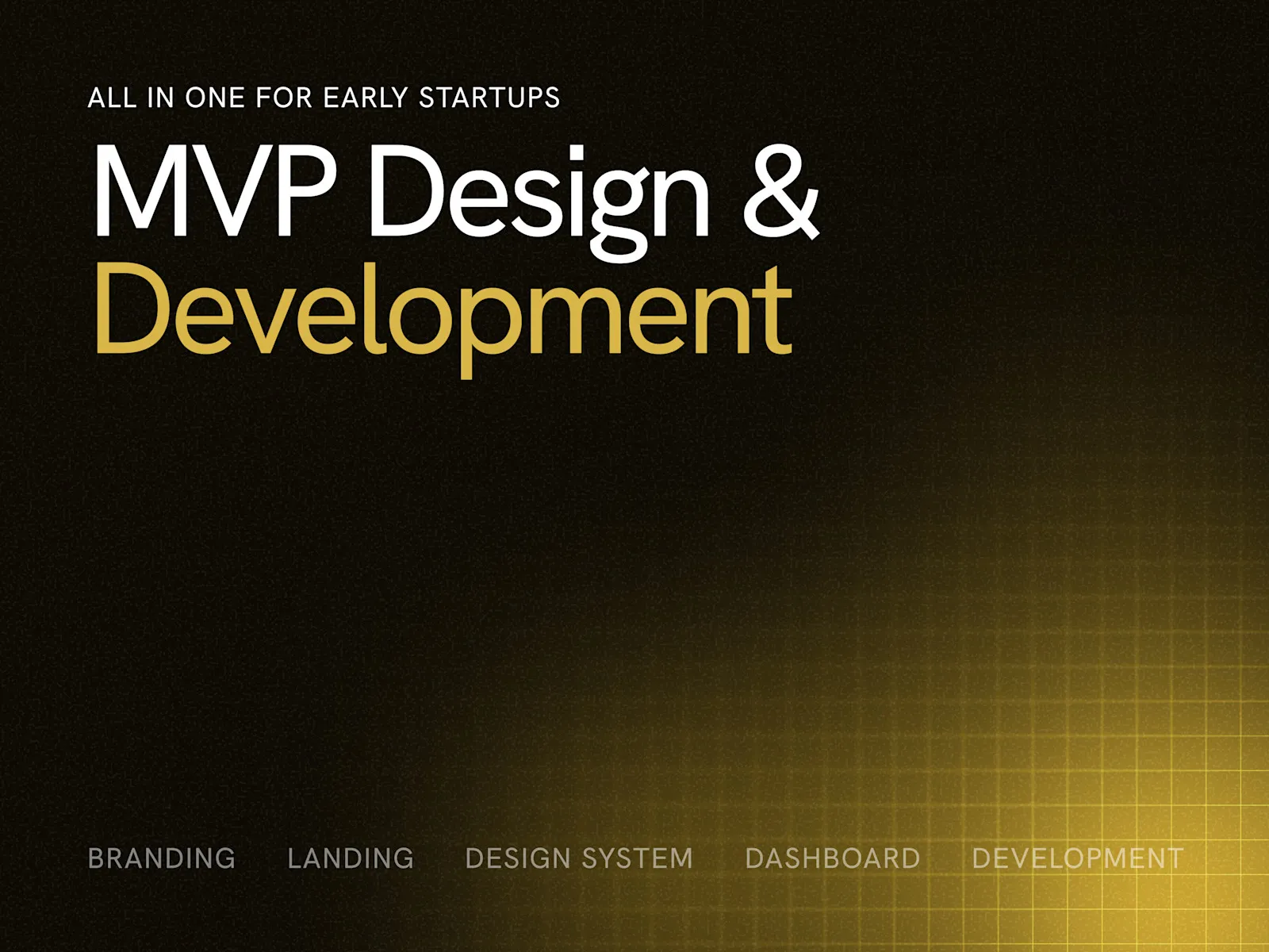 MVP Design and Development